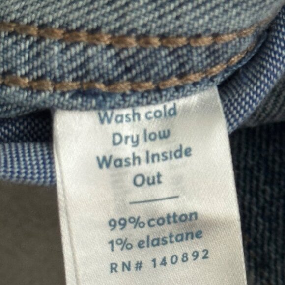 Marine Layer Eileen Embroidered Denim Jacket X-Small Light Wash Copper women new - Picture 5 of 15